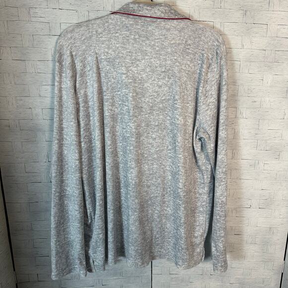 Laura Ashley women pajama top cozycore soft holiday joy feminine warm Christmas - Picture 2 of 10